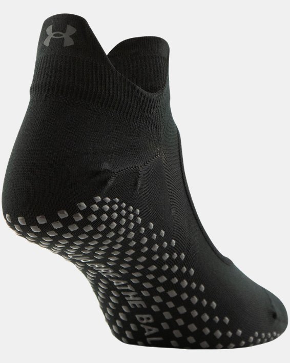 Women's UA Breathe Balance 2-Pack Grip Socks, Black, pdpMainDesktop image number 3